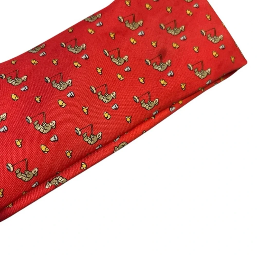 HERMÈS silk tie